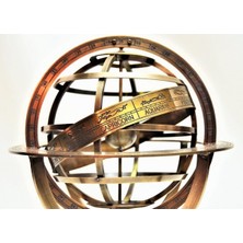 Hediye Fikri Pirinç Malzemden Üretilmiş Horoskop Temalı Yer Küre