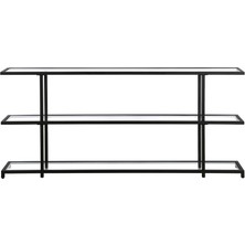 Hitit Dekorasyon Betty Siyah Metal&cam Dresuar 160CM