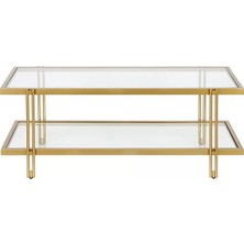 Hitit Dekorasyon Dolores Gold Metal Orta Sehpa