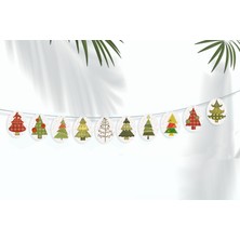 Çam Ağaçları Temalı Yılbaşı Süsü