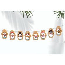 Kardan Adam Temalı Yılbaşı Süsü