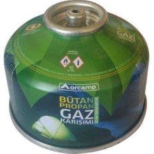 Orcamp KTS-230 Vidalı Kartuş Tüp 230 gr Bütan/Propan Gaz Karışımı Özellikli Kullanım