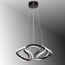 TT Aydınlatma TT307-40-SY Tt Aydınlatma Helezon Modeli Mat Siyah LED Avize