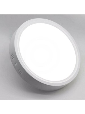 Garra LED Sıvaüstü Yuvarlak Kasalı Panel 24 Watt Tavan Armatür