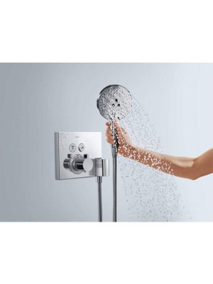 Hansgrohe Showerselect Termostat Ankastre Montaj Krom, 2 Çıkış Hortum Bağlantısı ve Duş Askısı