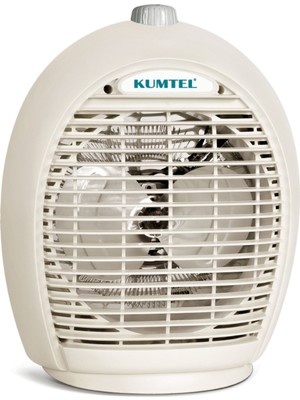 Kumtel Fanlı Isıtıcı ( Sıcak -Soğuk Fan ) Termostatlı 2000 W LX-6331 Bej