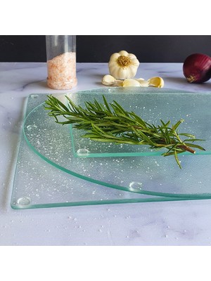 Decorita Cam Kesme Tahtası | Cam Kesme Tablası | 3'lü Takım | BUZLU