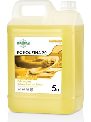 Rulopak Elde Yıkama Bulaşık Deterjanı Limon Kokulu 5 kg