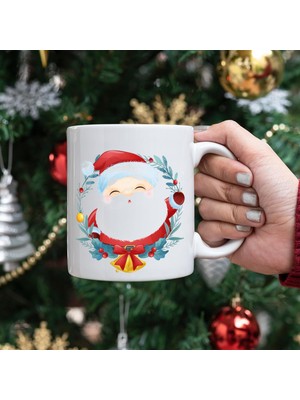Pekshop Sevimli Noel Baba Kupa Bardak Yılbaşı Hediyesi Kupa Kahve Fincanı