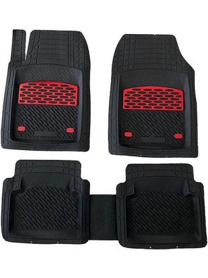 Drs Tuning Safir Citroen C Elysee Havuzlu Universal Paspas Krom Kırmızı