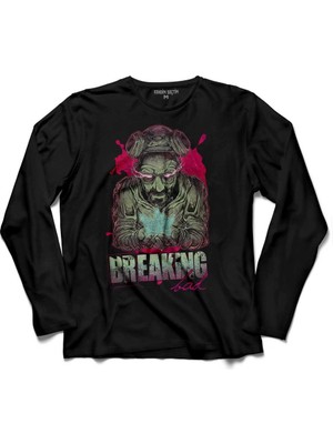 Kendim Seçtim Breaking Bad Walter  Heısenberg Br 35  Uzun Kollu Tişört Baskılı Çocuk T-Shirt