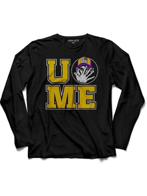 Kendim Seçtim John Cena F.ck You Me Never Gıve Up Cenatıon  Uzun Kollu Tişört Baskılı Çocuk T-Shirt