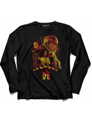 Kendim Seçtim Game Of Thrones Joshua Budıch  Uzun Kollu Tişört Baskılı Çocuk T-Shirt