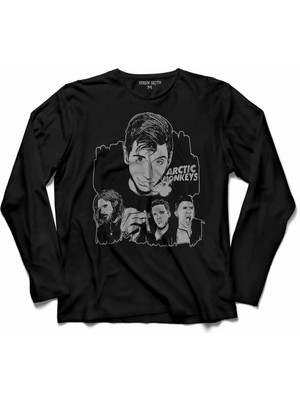 Kendim Seçtim Alex Tumer Arctıc Monkeys 5  Uzun Kollu Tişört Baskılı Çocuk T-Shirt
