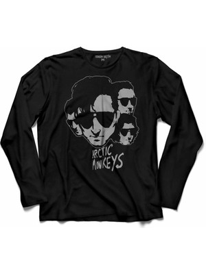 Kendim Seçtim Alex Tumer Arctıc Monkeys 3  Uzun Kollu Tişört Baskılı Çocuk T-Shirt