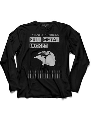 Kendim Seçtim Full Metal Jacket Stanley Kubrıcks New Fma  Uzun Kollu Tişört Baskılı Çocuk T-Shirt
