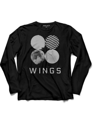 Kendim Seçtim Bts Bangtan Boys Jımın Wings 95 Jhope 94 1994  Uzun Kollu Tişört Baskılı Çocuk T-Shirt