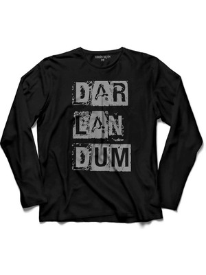 Kendim Seçtim Darlandum Dar-Lan-Dum Darlandım Karadeniz  Uzun Kollu Tişört Baskılı Çocuk T-Shirt