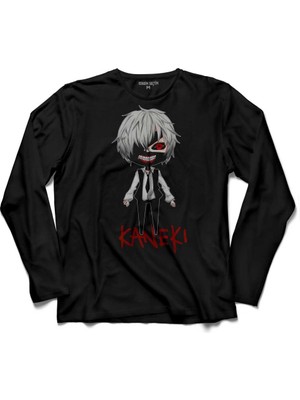 Kendim Seçtim Kanekı Tokyo Ghoul  Uzun Kollu Tişört Baskılı Çocuk T-Shirt