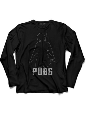 Kendim Seçtim Pubg Playerunknown's Battlegrounds 2  Uzun Kollu Tişört Baskılı Çocuk T-Shirt