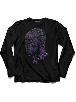 Kendim Seçtim Kobe Bryant Black Mamba Basketball 4  Uzun Kollu Tişört Baskılı Çocuk T-Shirt