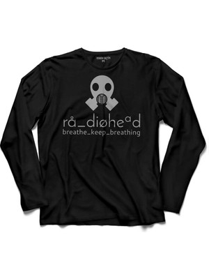 Kendim Seçtim Radıohead Radıo Head Logo Thom Yorke  Uzun Kollu Tişört Baskılı Çocuk T-Shirt