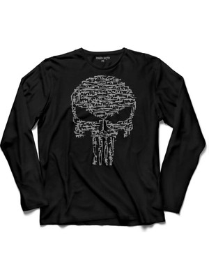 Kendim Seçtim The Punısher Cezalandırıcı 2  Uzun Kollu Tişört Baskılı Çocuk T-Shirt