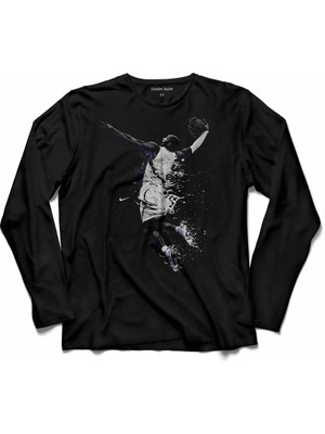 Kendim Seçtim Kobe Braynt Black Mamba Nba Basketball  Uzun Kollu Tişört Baskılı Çocuk T-Shirt