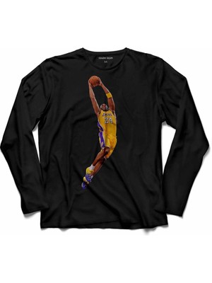 Kendim Seçtim Kobe Braynt Black Mamba Nba Basketball  Uzun Kollu Tişört Baskılı Çocuk T-Shirt