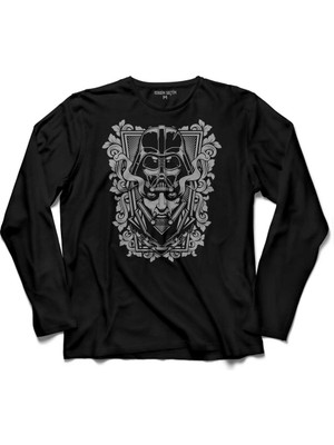 Kendim Seçtim Star Wars Super Vader Bros Yıldız Savaşları 2  Uzun Kollu Tişört Baskılı Çocuk T-Shirt