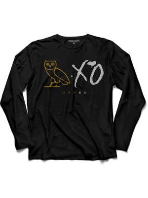 Kendim Seçtim Baykuş Ovoxo Owl Gang Hip Hop Music  Uzun Kollu Tişört Baskılı Çocuk T-Shirt