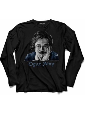 Kendim Seçtim Oğuz Atay Şair Türk Edebiyatı Şiir  Uzun Kollu Tişört Baskılı Çocuk T-Shirt