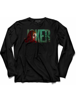 Kendim Seçtim Batman Joker Dark Knight  Uzun Kollu Tişört Baskılı Çocuk T-Shirt