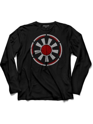 Kendim Seçtim Star Wars Empire Logo Galactic Yıldız Savaşları  Uzun Kollu Tişört Baskılı Çocuk T-Shirt