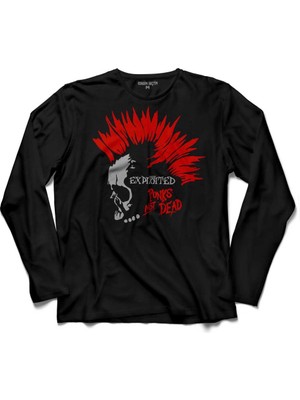 Kendim Seçtim The Exploıted Punks Not Dead Music Group  Uzun Kollu Tişört Baskılı Çocuk T-Shirt