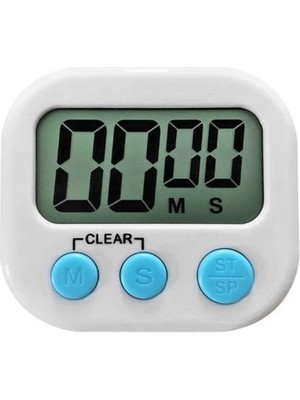 Hubstein Dijital Ekranlı Alarmlı Mıknatıslı Mutfak Zamanlayıcı Fırın Timer