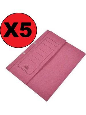 Alemdar Yarım Kapak Karton Dosya 5 Adet