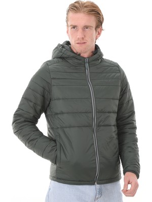 Lumberjack LJ101165507 Lumberjack M-Brt Coat 2pr Erkek Mont Yeşil