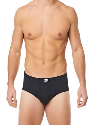 Tutku Erkek Siyah Pamuklu Penye Külot 6'lı Paket