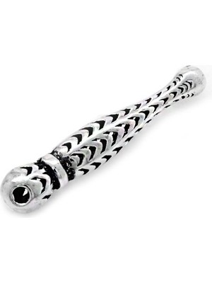 Tesbihane Modern Tasarım 925 Ayar Gümüş Imame