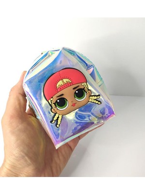 Hd Marketim Cüzdan Parlak Hologram Bozuk Para Cüzdanı Makyaj Çantası Anahtarlık 13368