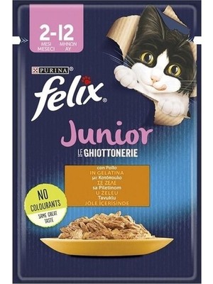 Felix Junior Tavuklu Yavru Kedi Yaş Mama 85 gr