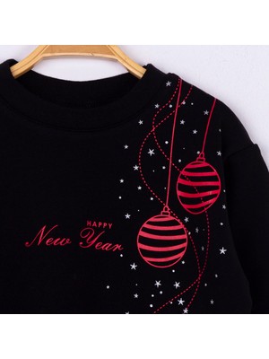 Nk Kids NK-33642 Happy New Year Baskılı Sweat