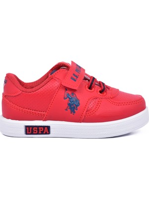 U.S. Polo Assn. 100909777 Erkek Çocuk Spor AYAKKABI-21Y Kırmızı