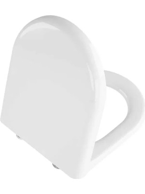 Vitra Metal Menteşeli Üstten Sıkmalı Zentrum Klozet Kapağı Beyaz 127-003-009