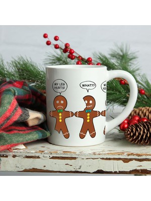Pekshop Gingerbread Kupa Yılbaşı Hediyesi Kupa Bardak Fincan