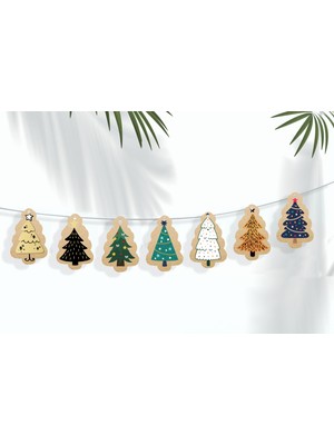 Çam Ağaçları Temalı Yılbaşı Süsü