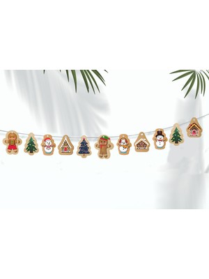 Karışık Görselli Temalı Yılbaşı Süsü