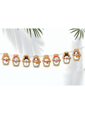 Kardan Adam Temalı Yılbaşı Süsü