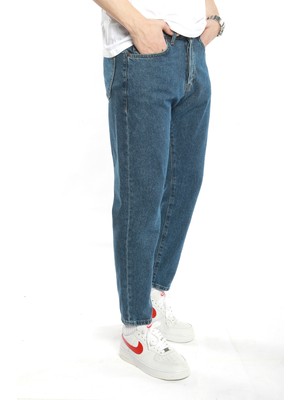 The Trend Man Koyu Boyfriend Jeans Pantolon